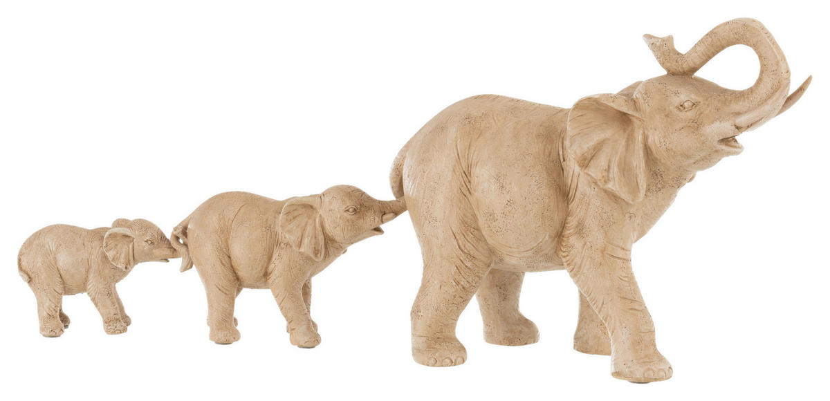 DEKOELEFANT - Beige, Trend, Kunststoff (54/23/12cm)