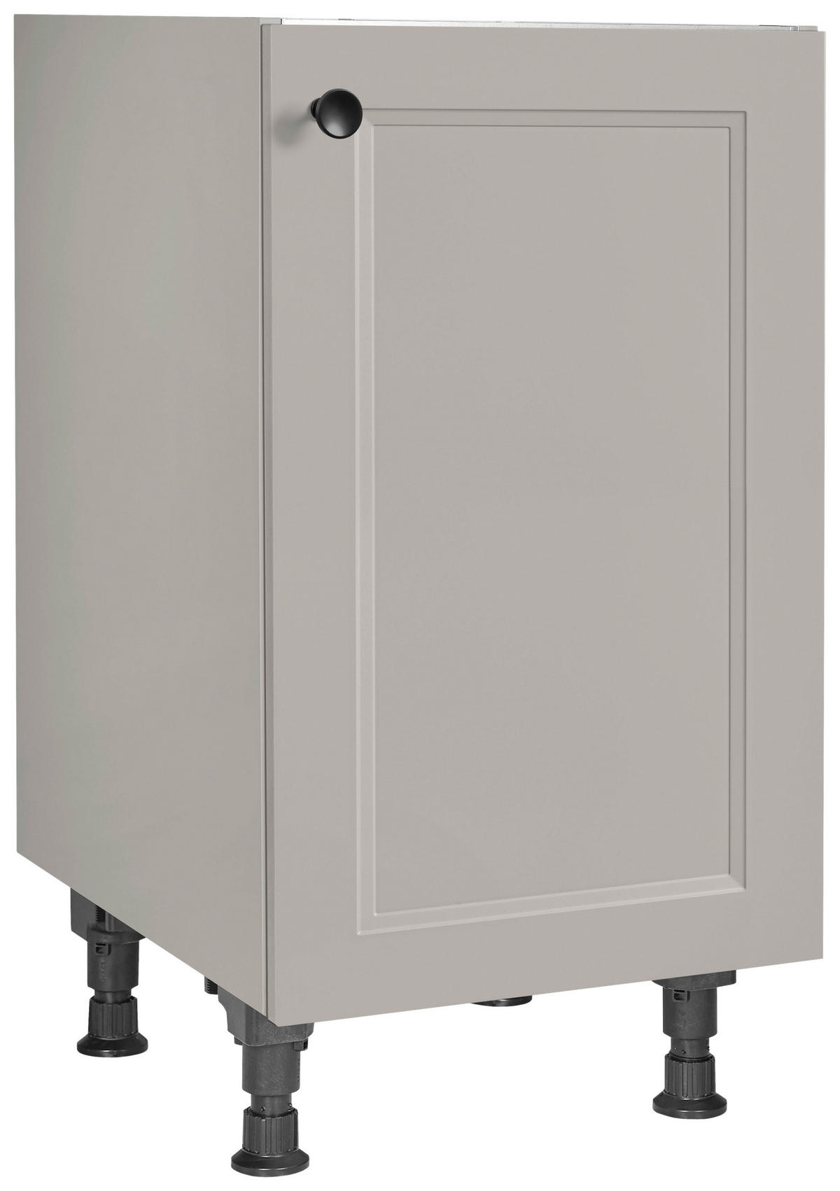 SPÜLENUNTERSCHRANK 45/87/56 cm  in Grau  - Schwarz/Grau, MODERN, Holzwerkstoff/Metall (45/87/56cm) - Nobilia