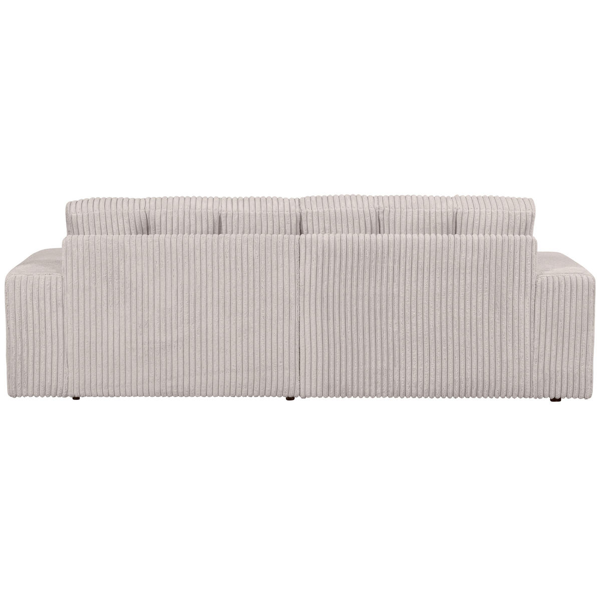 2-SITZER-SOFA Second date gerippt Naturfarben  - Schwarz/Naturfarben, Design, Kunststoff/Textil (226/78/99cm) - Livetastic