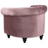 CHESTERFIELD-SESSEL in Textil Schwarz, Altrosa - Schwarz/Altrosa, KONVENTIONELL, Holz/Textil (99/78/83cm) - Carryhome CHESTERFIELD-SESSEL in Textil Schwarz, Altrosa - Schwarz/Altrosa, KONVENTIONELL, Holz/Textil (99/78/83cm) - Carryhome