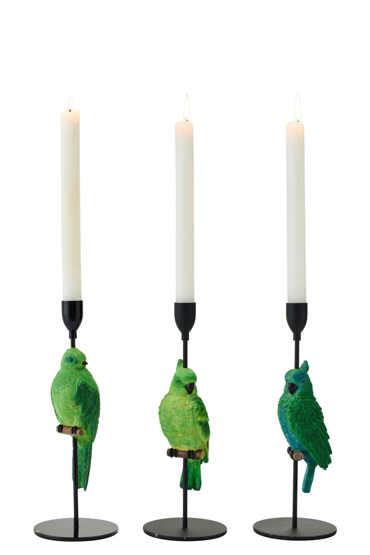 KERZENHALTER - Blau/Grün, Basics, Naturmaterialien/Stein (10/10/32cm)