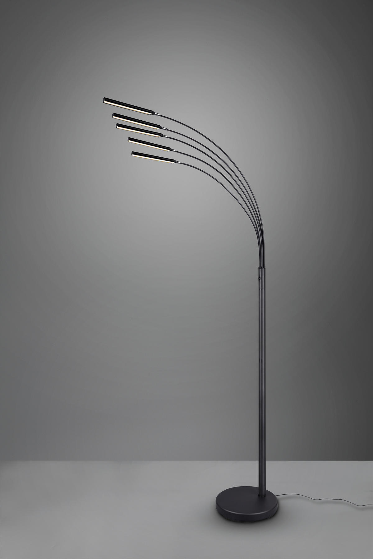 BOGENLEUCHTE - Schwarz, Basics, Metall (196cm)