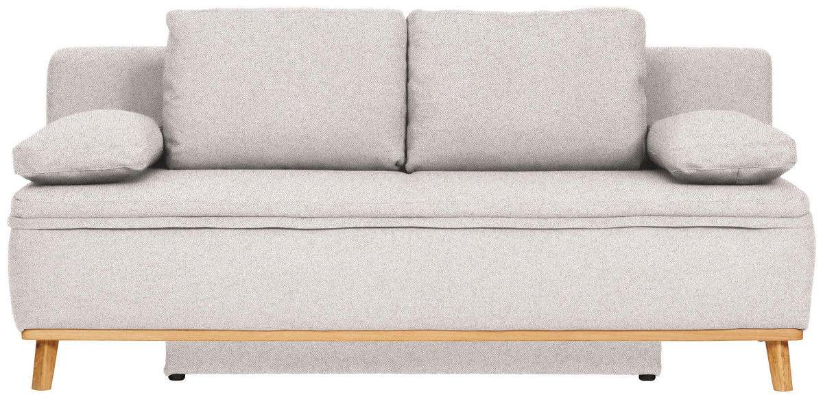 SCHLAFSOFA Webstoff Naturfarben  - Naturfarben, Konventionell, Holz/Textil (203/95/96cm) - Venda