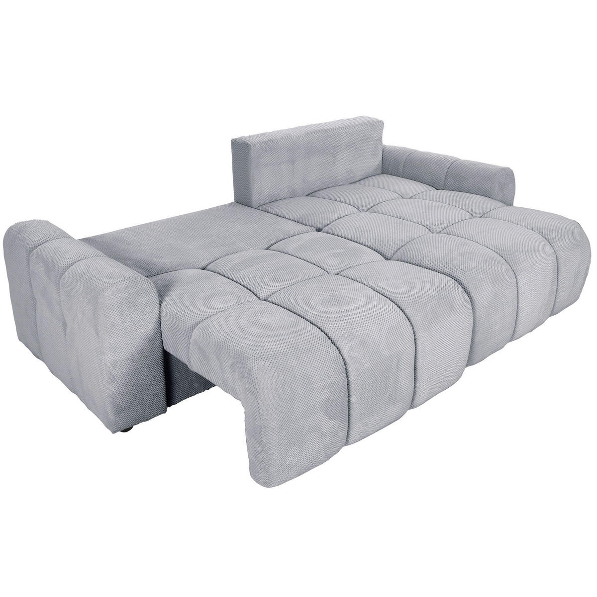 ROHOVÁ SEDACIA SÚPRAVA, textil, svetlosivá - čierna/svetlosivá, Konventionell, textil/plast (256/157cm) - Carryhome