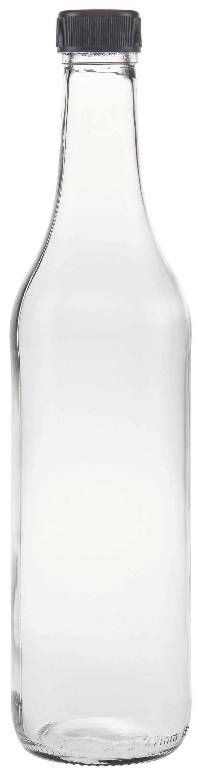 FĽAŠA 0,5 l - číra, Basics, sklo (0,5l) - Homeware