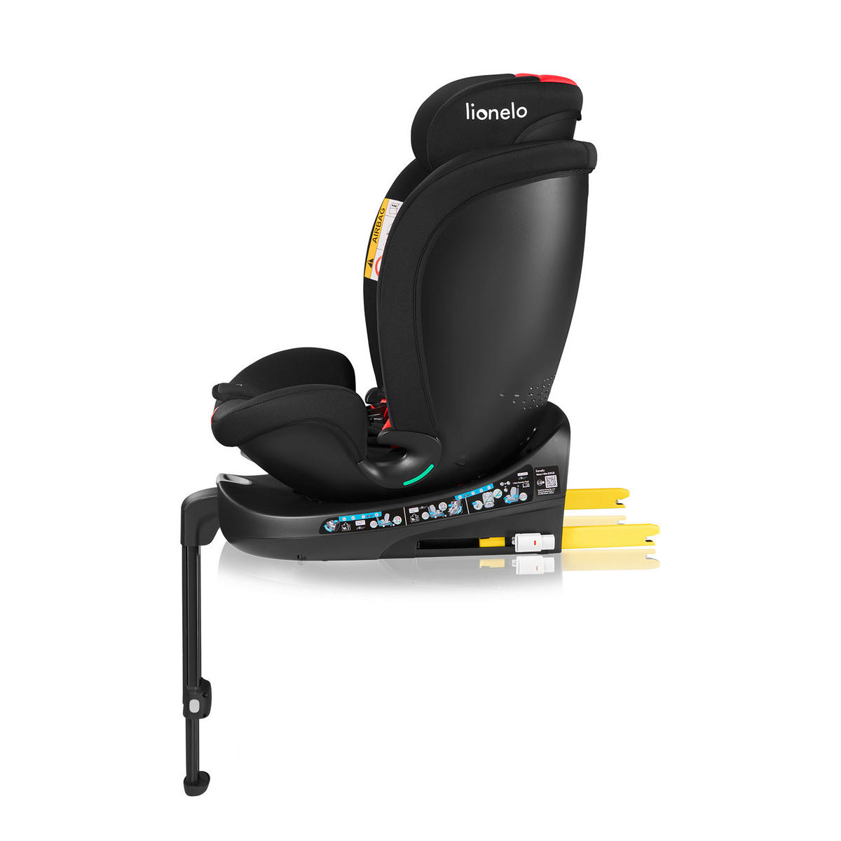 KINDERAUTOSITZ Navy i-Size  - Rot/Schwarz, Basics, Kunststoff (49/44cm) - Lionelo