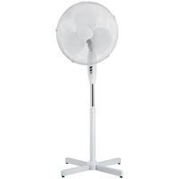 STANDVENTILATOR - Weiß, Basics, Kunststoff/Metall (43cm) - Mican