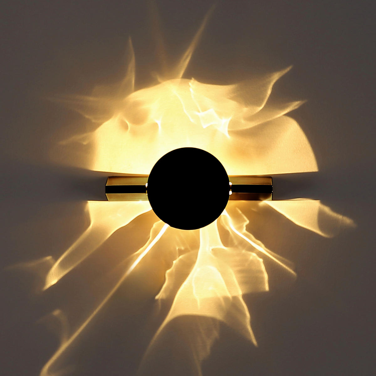 LED-WANDLEUCHTE Jasper 10/20 cm  - Schwarz, Design, Metall (10/20cm) - Globo