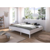 BETT 240/200 cm  in Weiss   - Weiss, Modern, Holzwerkstoff (240/200cm) - Rauch Möbel