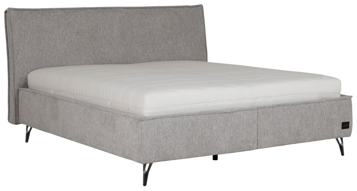 POLSTERBETT 160/200 cm,  in Ecru, Matratze, gepolstertes Kopfteil, Lattenrost, Bettkasten, H4 + H4 = sehr fest  - Ecru/Buchefarben, MODERN, Holz/Textil (160/200cm) - Joop!