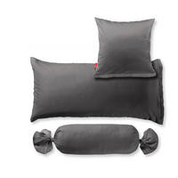 Husă De Pernă 50/70 cm    - antracit, Basics, textil (50/70cm)