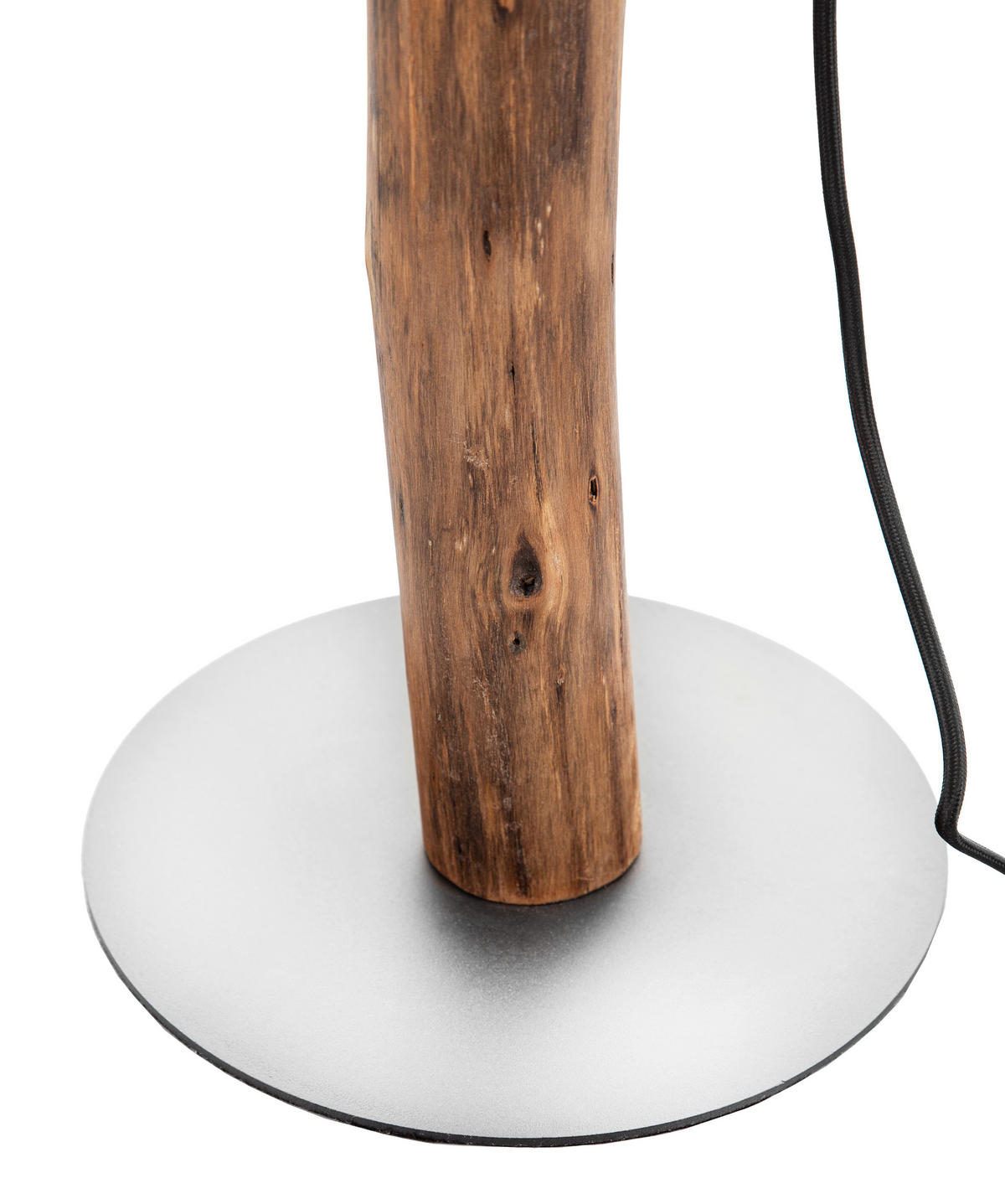 STEHLEUCHTE 30/139 cm    - Weiß/Naturfarben, Natur, Holz/Textil (30/139cm)