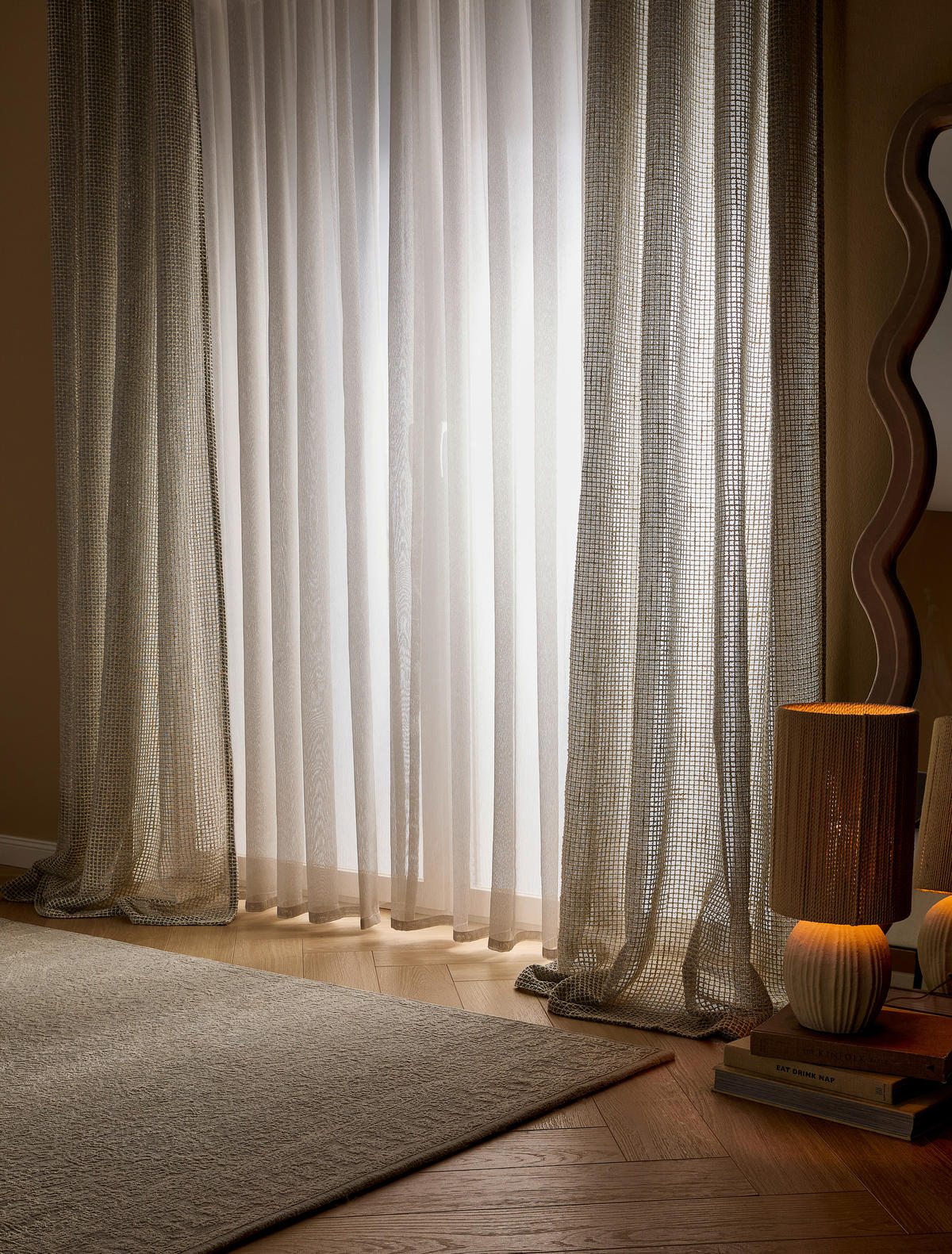 FERTIGVORHANG  halbtransparent  140/245 cm   - Silberfarben, KONVENTIONELL, Textil (140/245cm) - Dieter Knoll