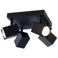 STRAHLER - Schwarz, Trend, Metall (28/28/13cm) - Novel