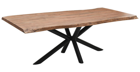 TISCHPLATTE in Holz 200/100/5,5 cm - Akaziefarben, Design, Holz (200/100/5,5cm) - Landscape