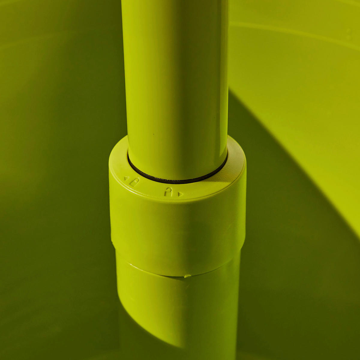 GARTEN-BARTISCH Kunststoff rund  - Anthrazit/Grün, Basics, Kunststoff (49,5/57/49,5cm) - Ambia Garden