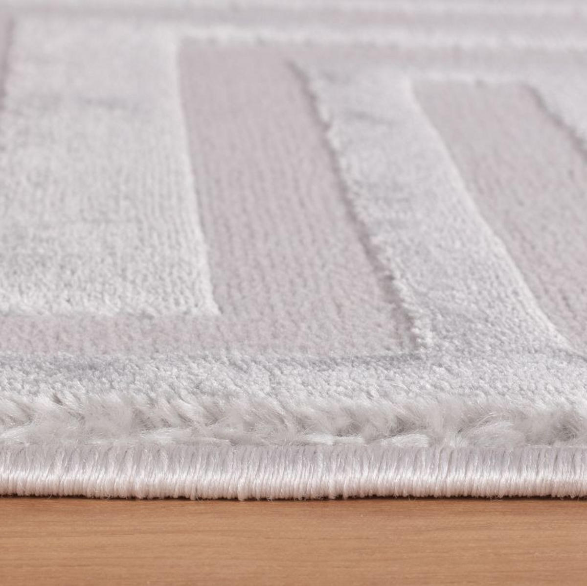 WEBTEPPICH 140/200 cm SILVER Silberfarben  - Silberfarben, Design, Textil (140/200cm) - Novel