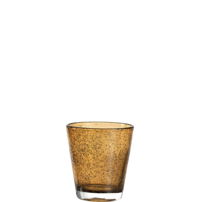 GLÄSERSET Burano 6-teilig  - Bernsteinfarben, Trend, Glas (9/10/9cm) - Leonardo