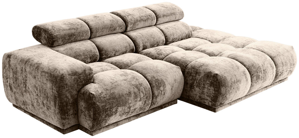 HÖRNSOFFA i flatväv taupe  - taupe, Modern, textil (239/150cm) - MID.YOU