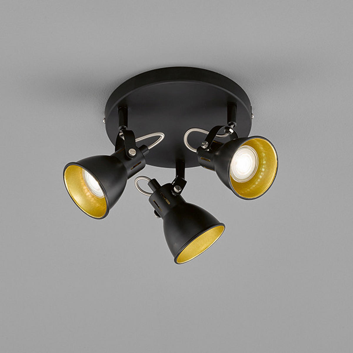 LED-REFLEKTOR  Bobby /320 lm/3000 K// - zlate barve/črna, Trend, kovina (20/13cm)