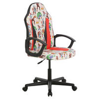 HERNÁ STOLIČKA, vzhľad kože, viacfarebná, červená, čierna, biela - viacfarebná/čierna, Design, textil/plast (60/98,5-108/63,6cm) - Marvel