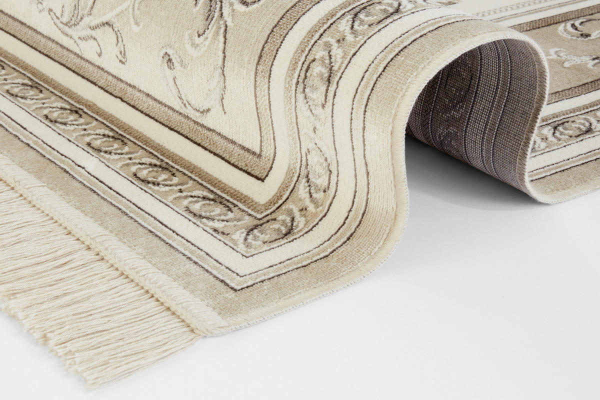 VINTAGE-TEPPICH 195/300 cm Naveh Creme, Ecru  - Ecru/Creme, Basics, Textil (195/300cm)