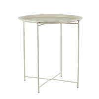 BEISTELLTISCH in Metall  - Beige, Basics, Metall (46,8/50,5cm) - Ambia Home