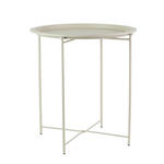 BEISTELLTISCH in Metall  - Beige, Basics, Metall (46,8/50,5cm) - Ambia Home