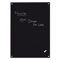 MAGNETTAFEL  - Schwarz, Basics, Metall (21/29.7/0.1cm)