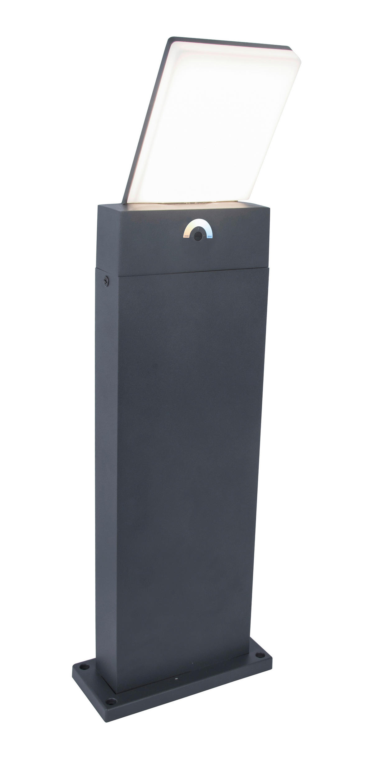 WEGELEUCHTE   - Anthrazit/Weiß, Basics, Kunststoff/Metall (63,5/20/15,6cm)