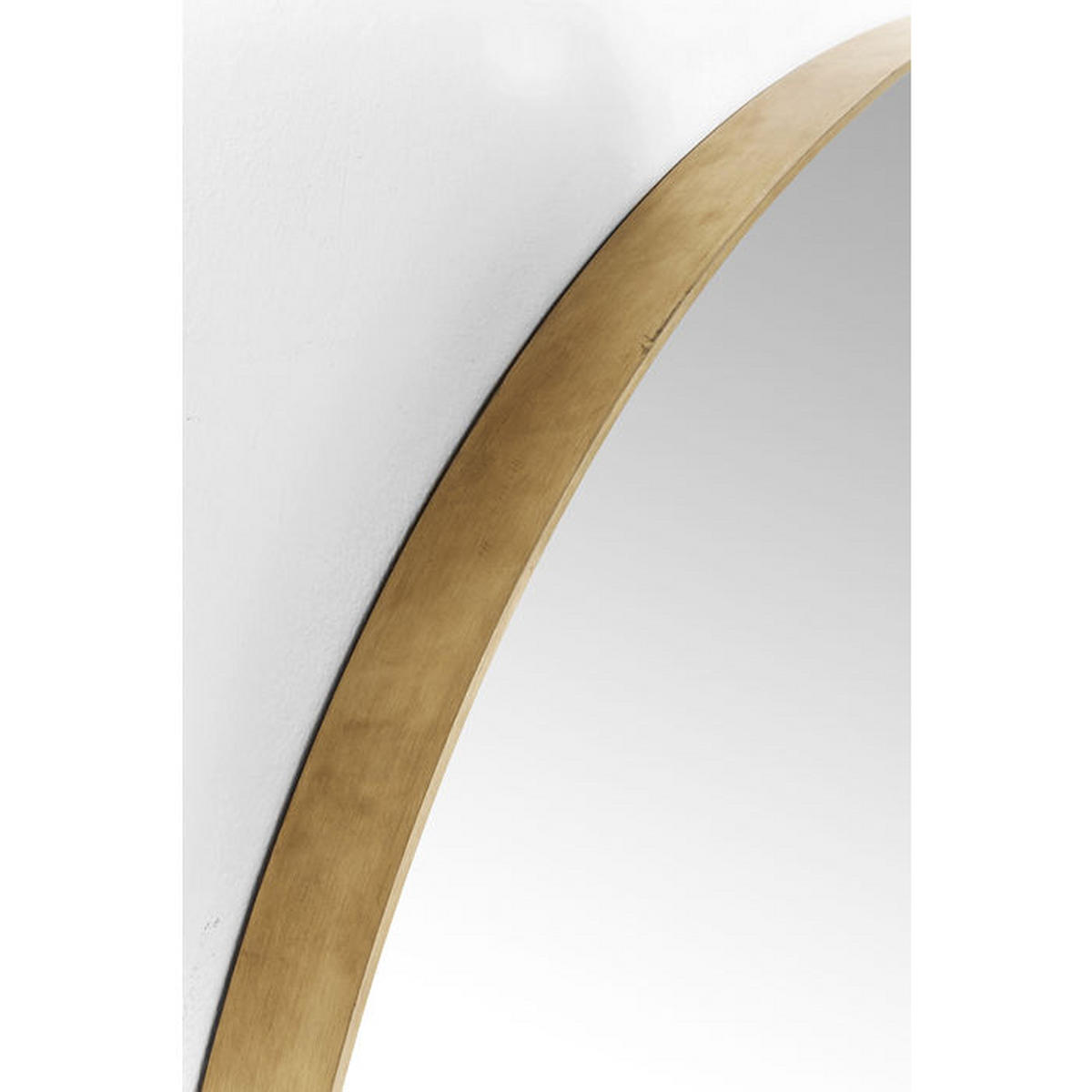 WANDSPIEGEL   100/5 cm  in rund  - Messingfarben, LIFESTYLE, Glas/Metall (100/5cm) - Kare-Design