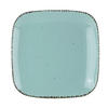SPEISETELLER URBAN LIFE SQUARE   27/27 cm  - Türkis, LIFESTYLE, Keramik (27/27cm) - Landscape