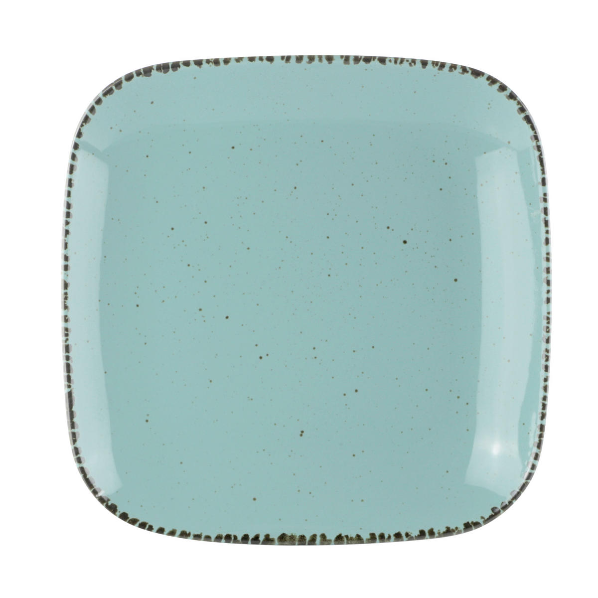 SPEISETELLER URBAN LIFE SQUARE   27/27 cm  - Türkis, LIFESTYLE, Keramik (27/27cm) - Landscape