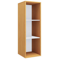 AKTENREGAL 35/110/37 cm  - Weiss/Buchefarben, Modern, Holzwerkstoff (35/110/37cm) - P & B