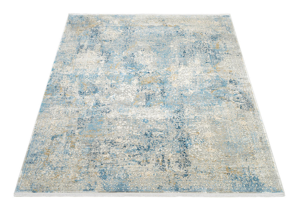 WEBTEPPICH 200/290 cm Avignon Blau, Grau  - Blau/Grau, Design, Textil (200/290cm) - Dieter Knoll
