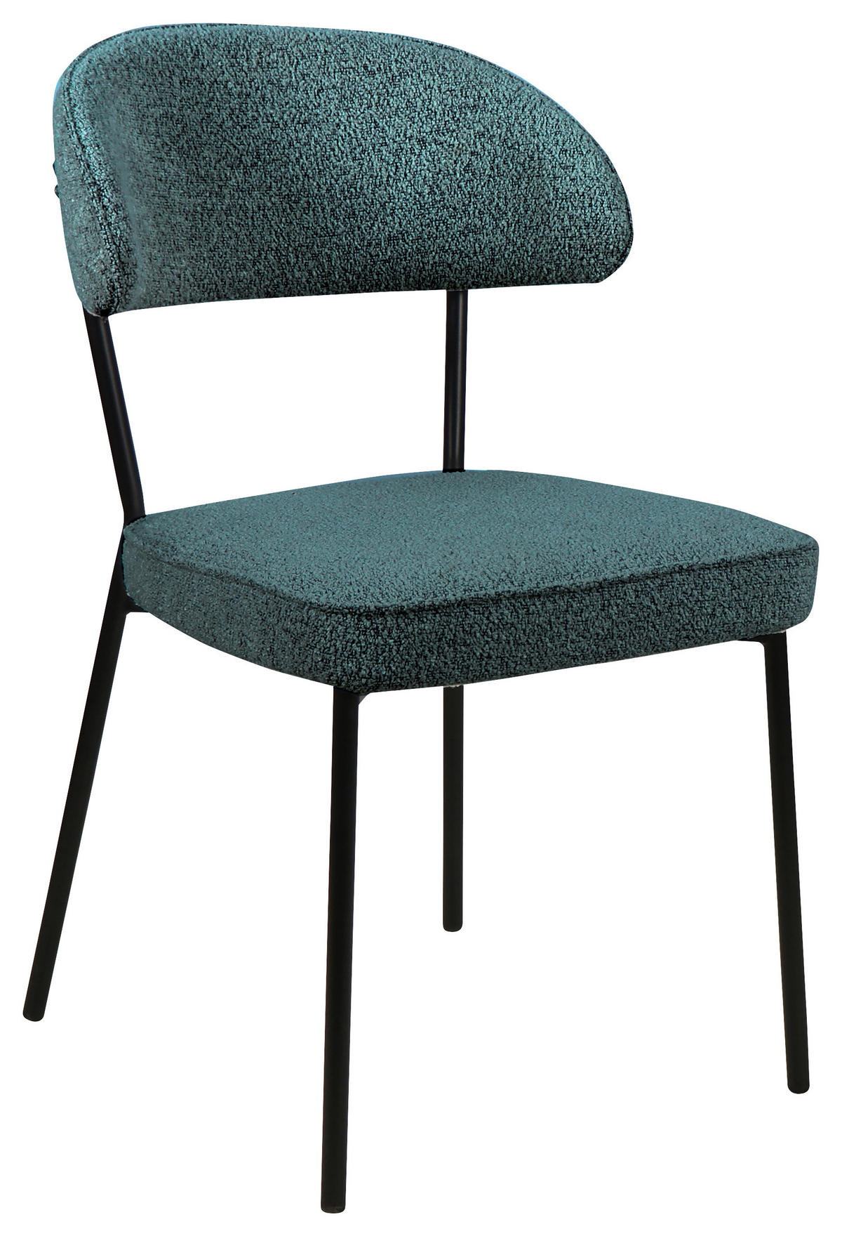STOLICA  zelena  drvo, metal, tekstil      - zelena/crna, Design, drvo/metal (46/83,5/58cm) - Hom`in