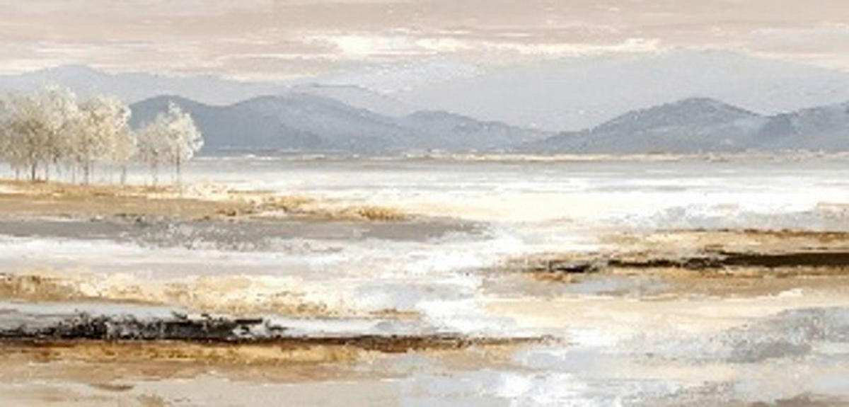 LEINWANDBILD Landschaft & Natur 115/55 cm  - Multicolor, Basics, Holz/Papier (115/55cm) - Euroart