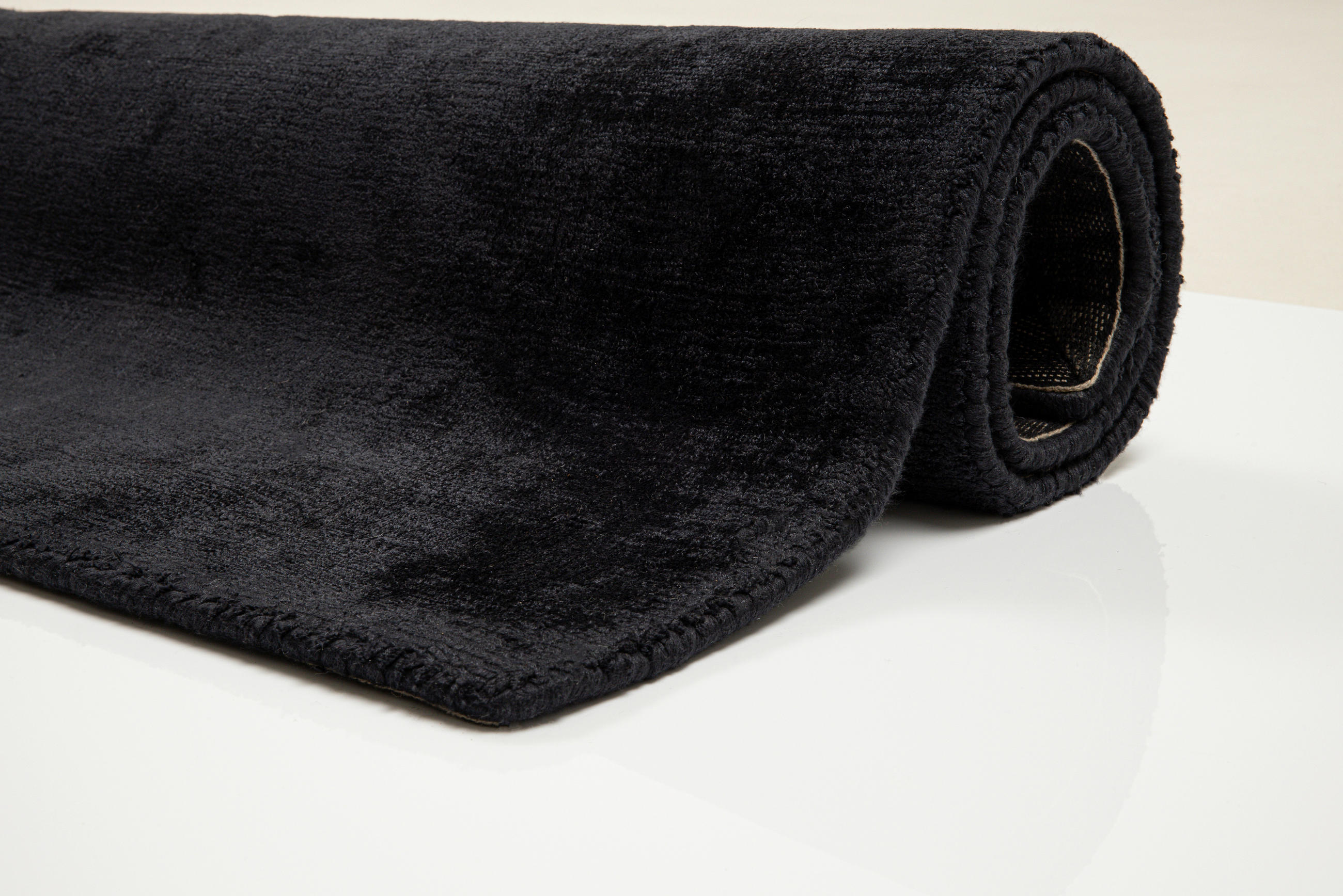 HANDWEBTEPPICH 85/155 cm Schwarz  - Schwarz, Basics, Textil (85/155cm) - Tom Tailor