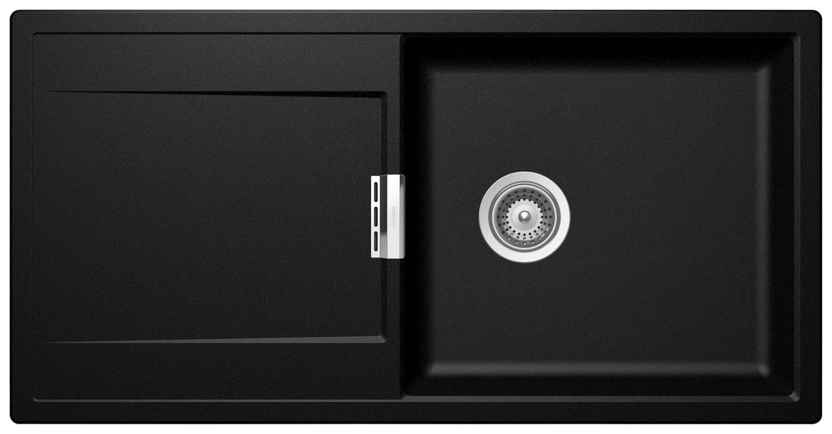 SPÜLE MONO D-100L-U / MOND100LUMAG  - Dunkelgrau, Basics, Stein (100/51cm) - Schock