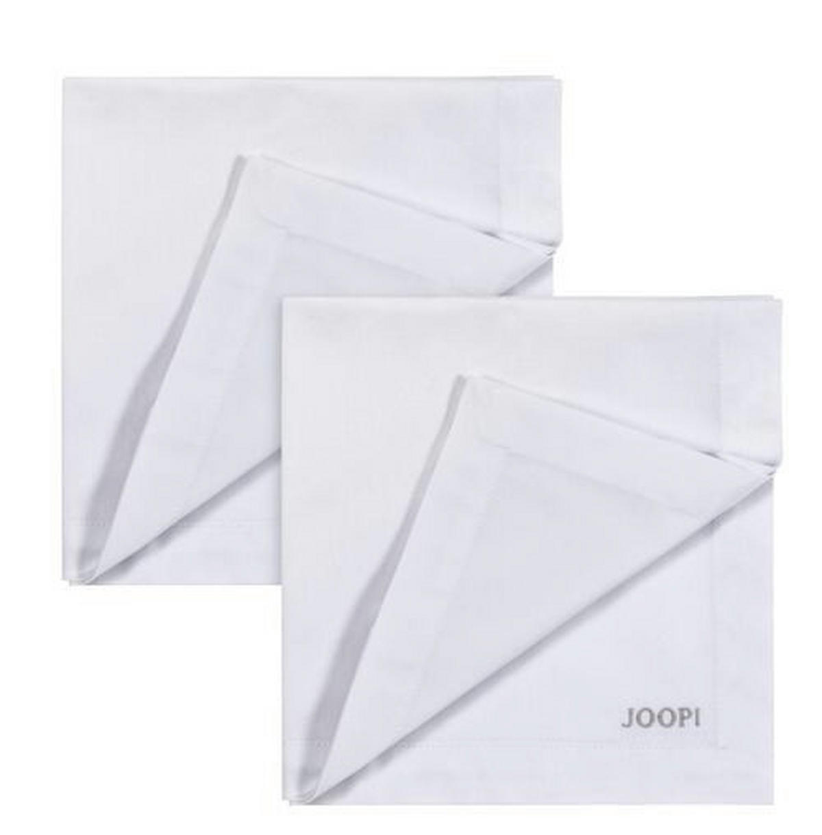 Serviette 2er Set 50/50 cm   - Sandfarben/Weiß, Design, Textil (50/50cm) - Joop!