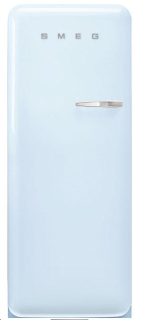 KÜHLSCHRANK 60/150/72,8 cm  - Pastellblau, Basics, Glas/Metall (60/150/72,8cm) - SMEG