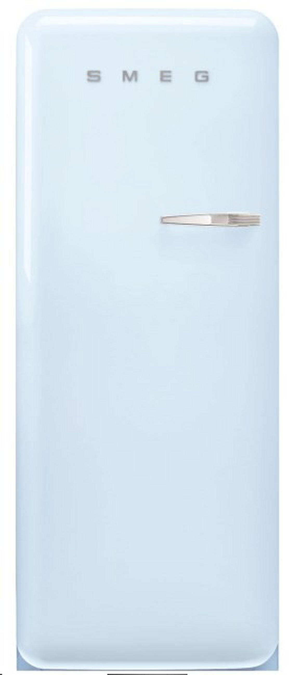 KÜHLSCHRANK 60/150/72,8 cm  - Pastellblau, Basics, Glas/Metall (60/150/72,8cm) - SMEG