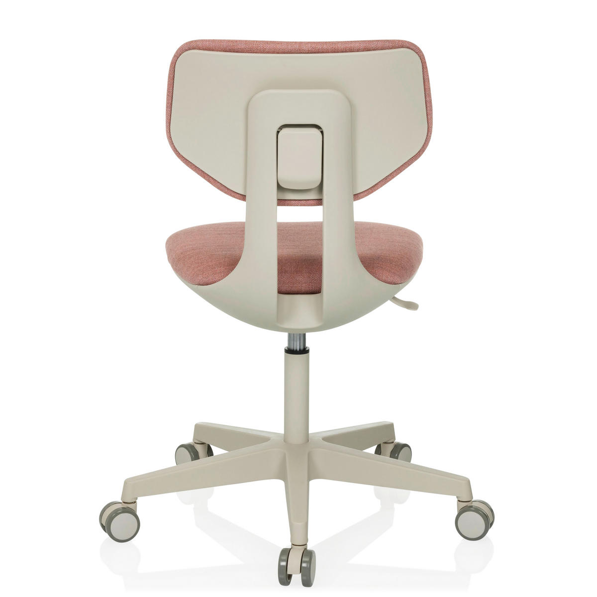 OTOČNÁ ŽIDLE PRO MLÁDEŽ, struktura, růžová - růžová/šedobílá, Moderní, textil/plast (51/72 - 87/51cm) - MID.YOU