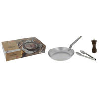 STEAKPFANNE-SET 26 cm  - Silberfarben, Basics, Metall (26cm)