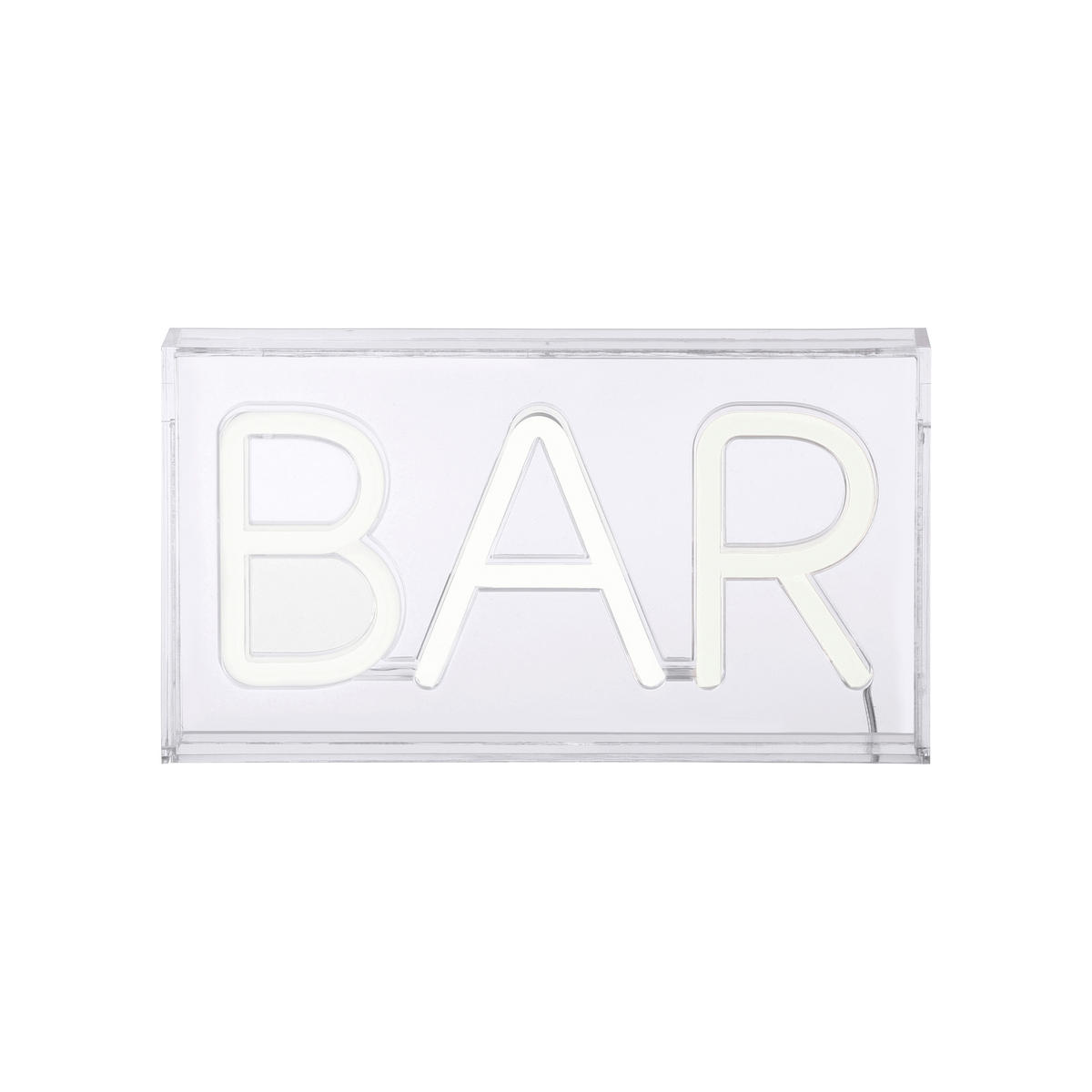 DEKORAČNÍ LED SVÍTIDLO - bílá, Basics, plast (23/4/12,7cm)