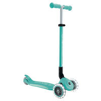 KINDERSCOOTER ELITE LIGHTS  - Mintgrün, Basics, Kunststoff (57.5/28/82.5cm) - GLOBBER