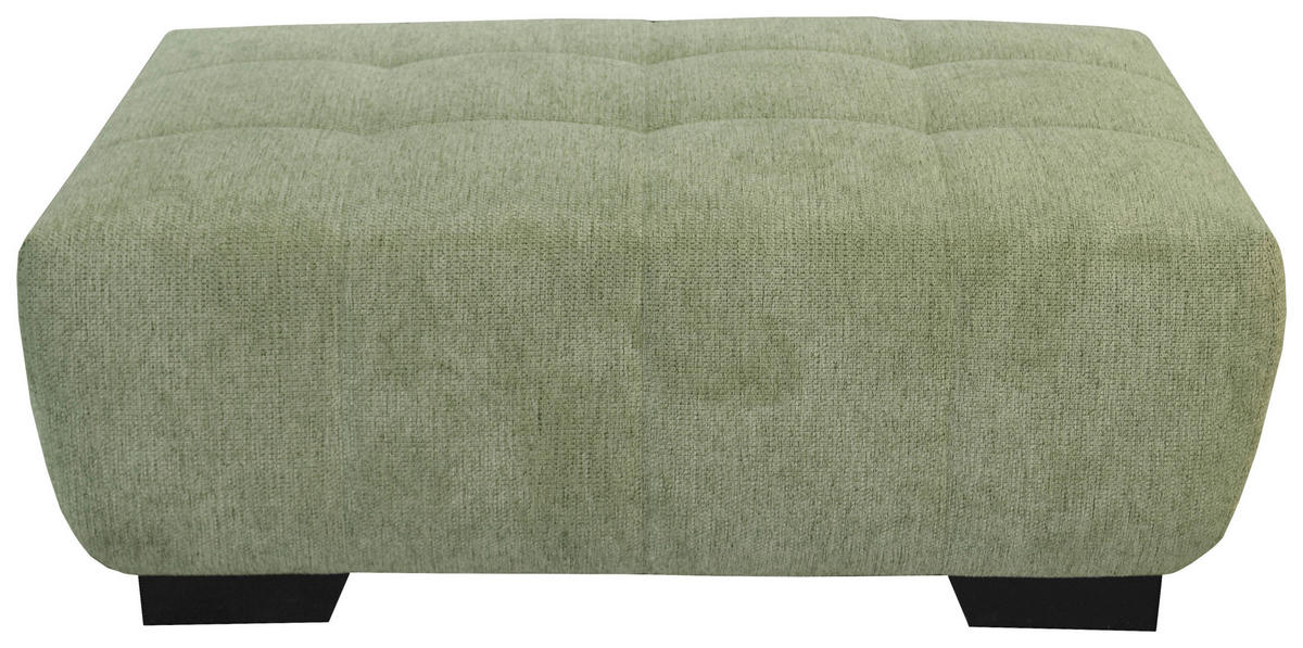 TABURET, textil, 106/40/72 cm - černá/olivově zelená, Konvenční, kov/textil (106/40/72cm) - Xora