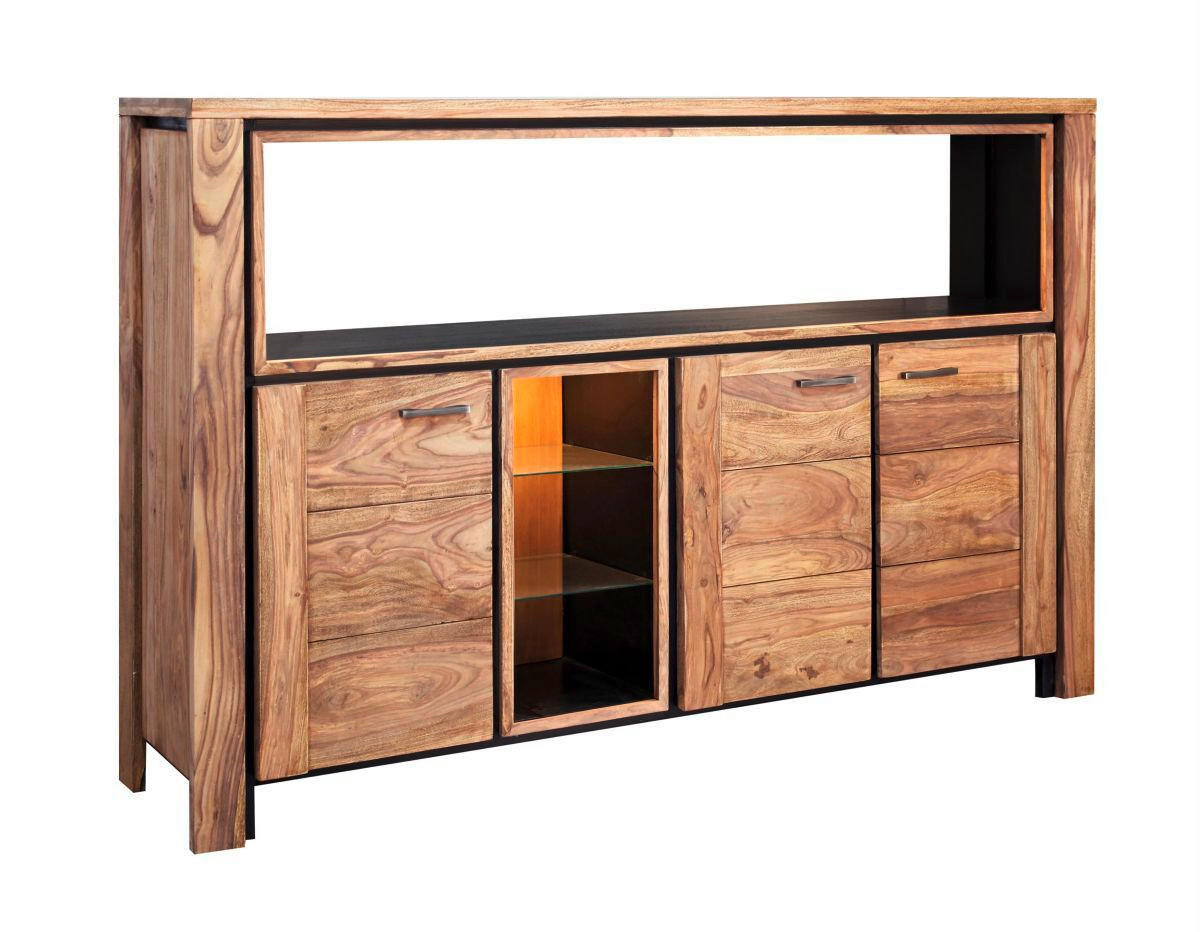 Landscape KANCELÁRIA, indický palisander, farba indického palisandra, 180/120/40 cm