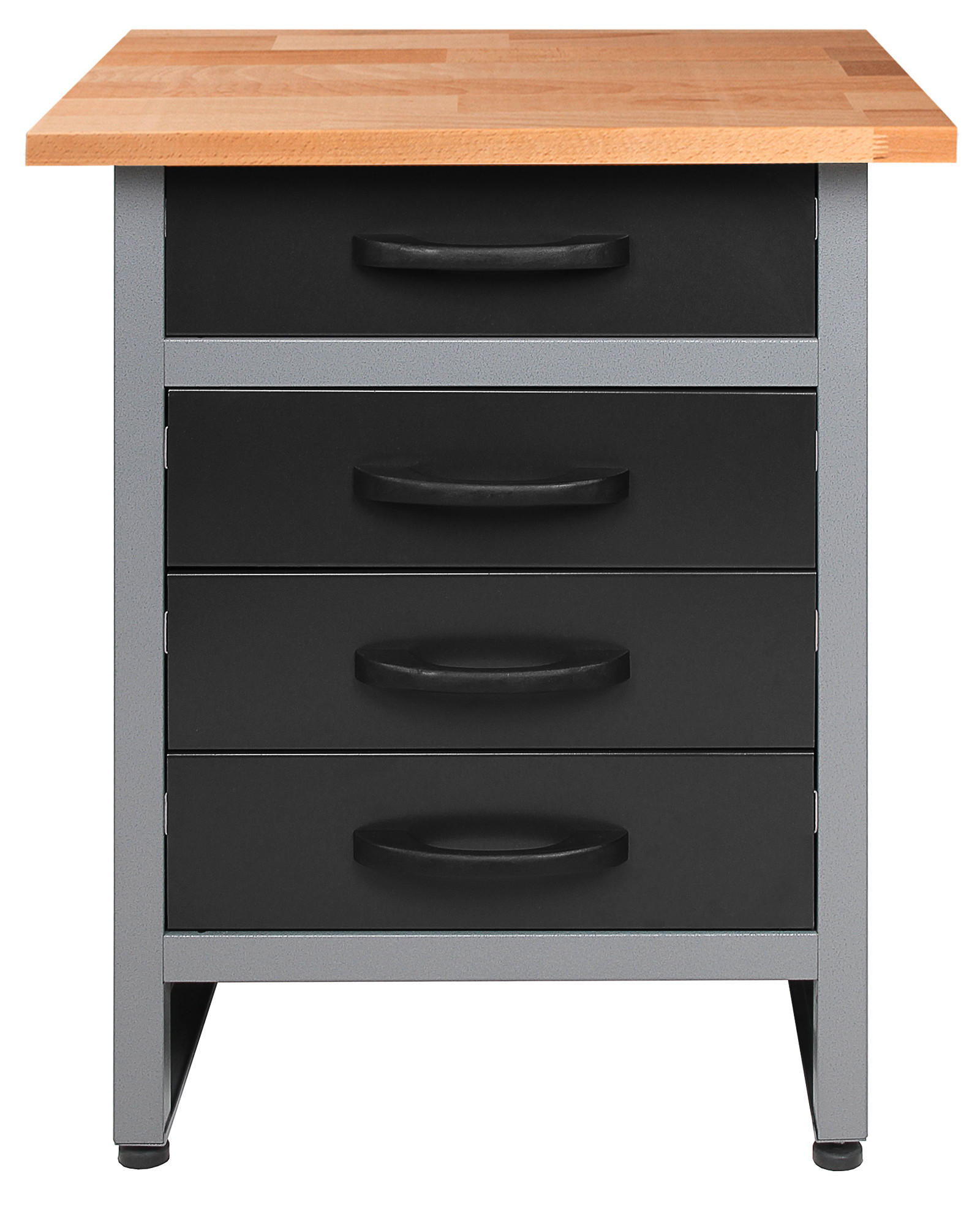 XXXLutz Werkbank Anthrazit, Grau 60x85x60 cm