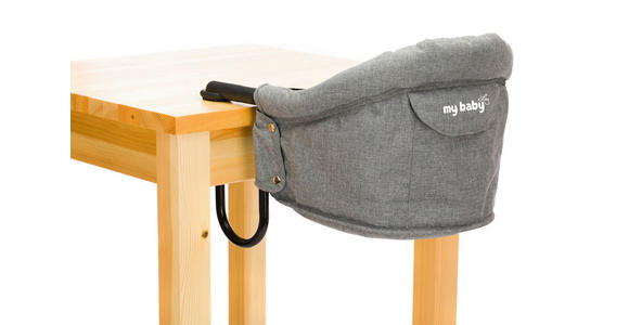 TISCHSITZ - Schwarz/Grau, Basics, Textil/Metall (45/36/30cm) - My Baby Lou